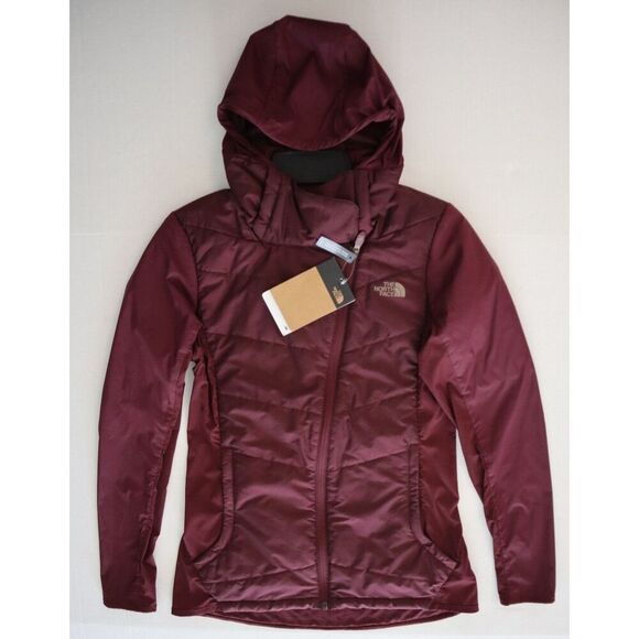 The North Face NF0A3LKA Women's Sz XS Maroon Pseudio Hybrid Full Zip Jacket - Picture 13 of 14